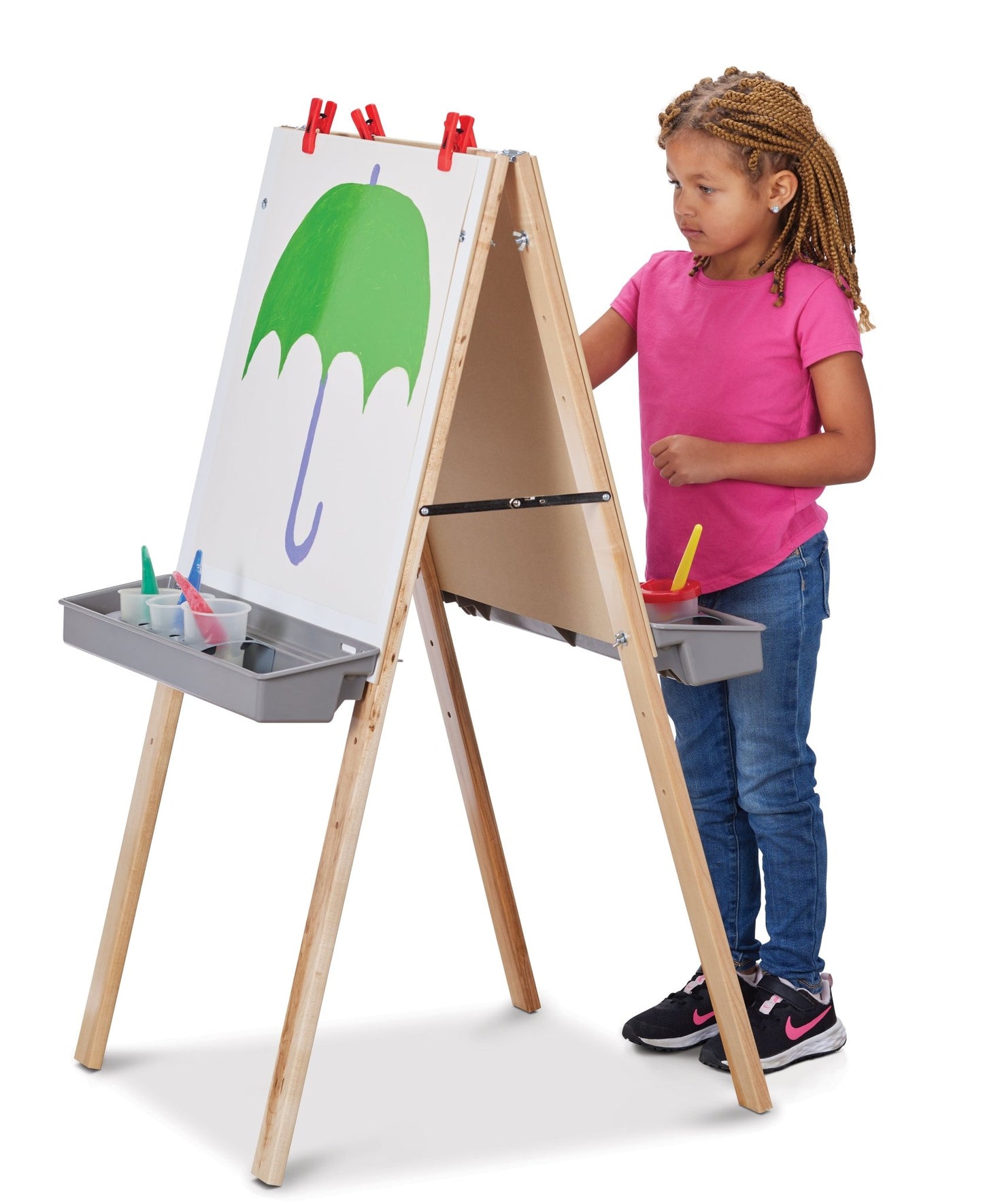 Jonti-Craft Primary Adjustable Easel (Jonti-Craft JON-2181JC) - SchoolOutlet