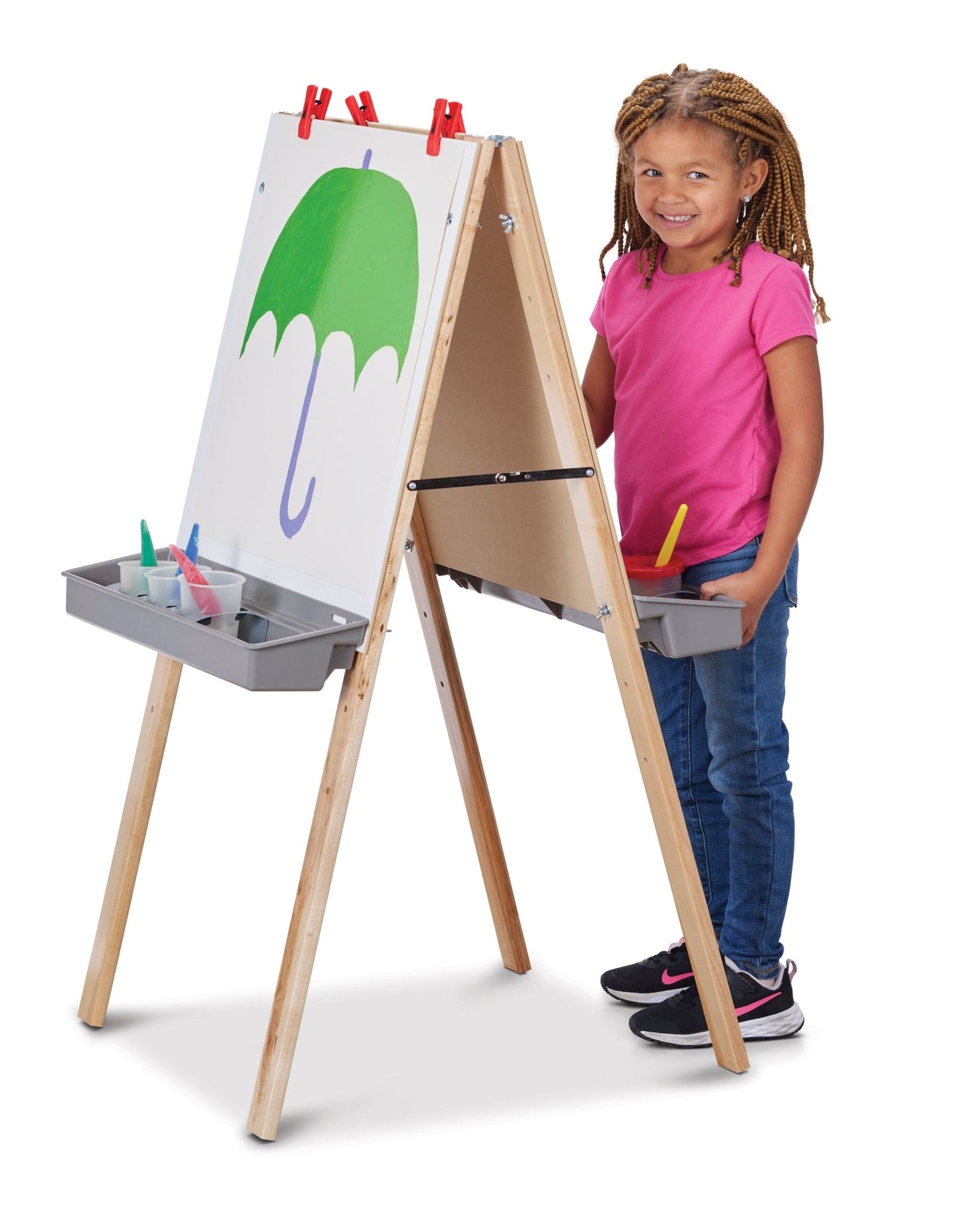 Jonti-Craft Primary Adjustable Easel (Jonti-Craft JON-2181JC) - SchoolOutlet