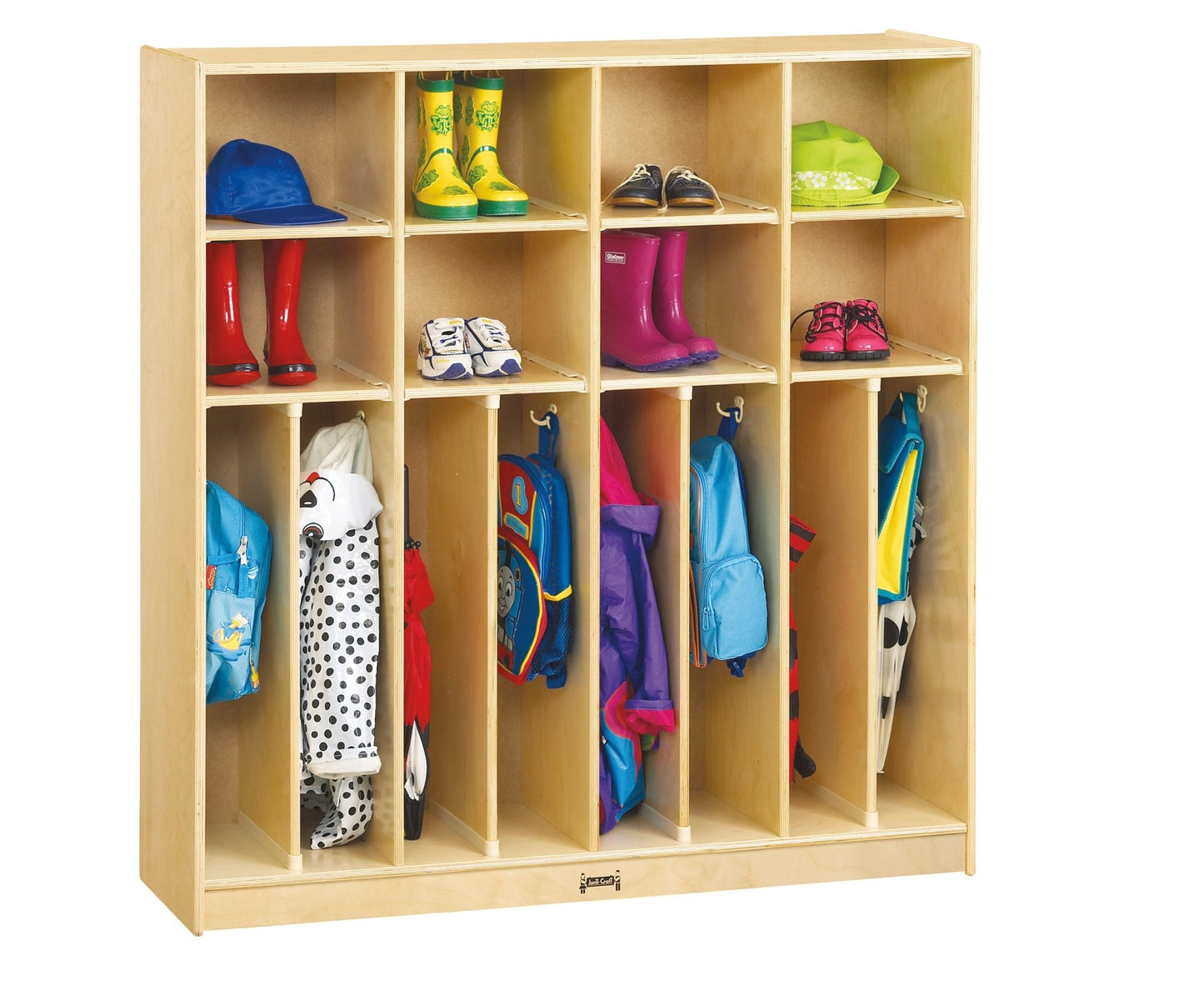 Jonti-Craft Baltic Birch Neat-n-Trim Lockers 48" (Jonti-Craft JON-2687JC) - SchoolOutlet