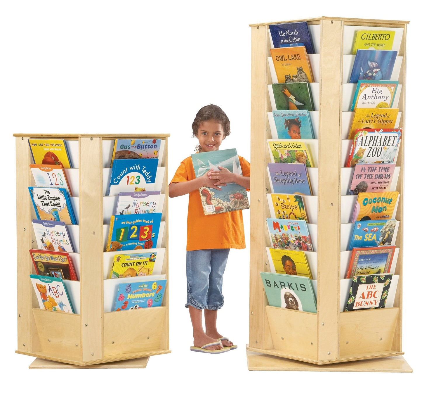 Jonti-Craft Small Revolving Literacy Tower 39" (Jonti-Craft JON-3551JC) - SchoolOutlet