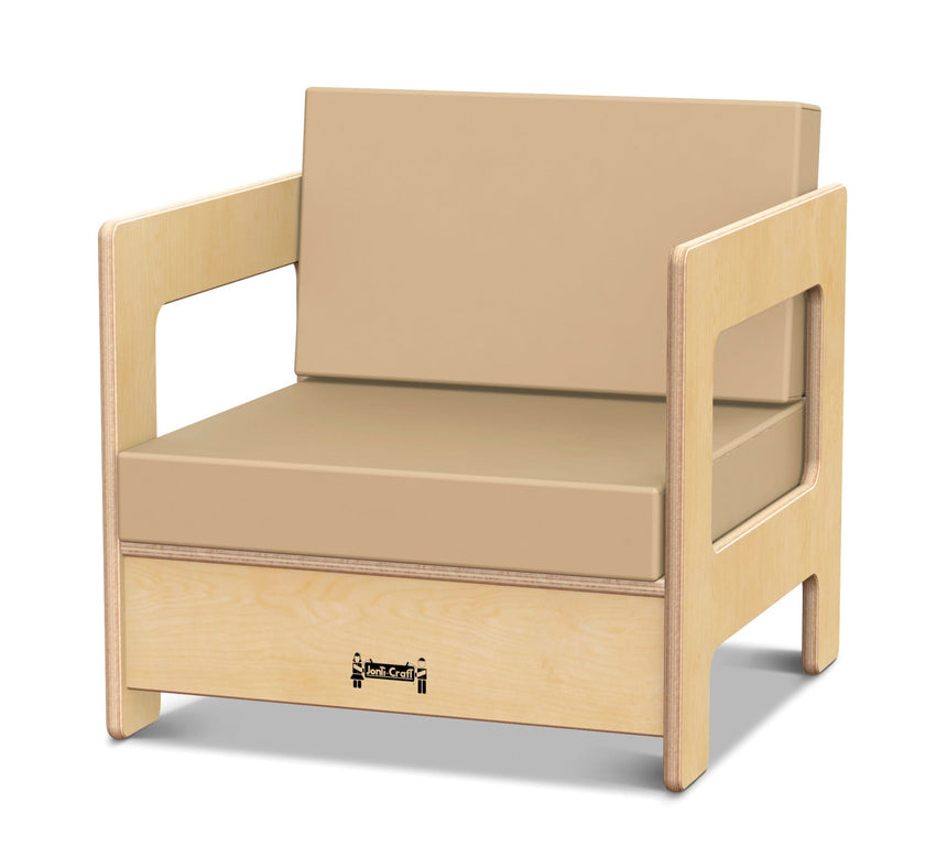 Jonti-Craft Living Room Chair - Wheat (Jonti-Craft JON-3783JC) - SchoolOutlet