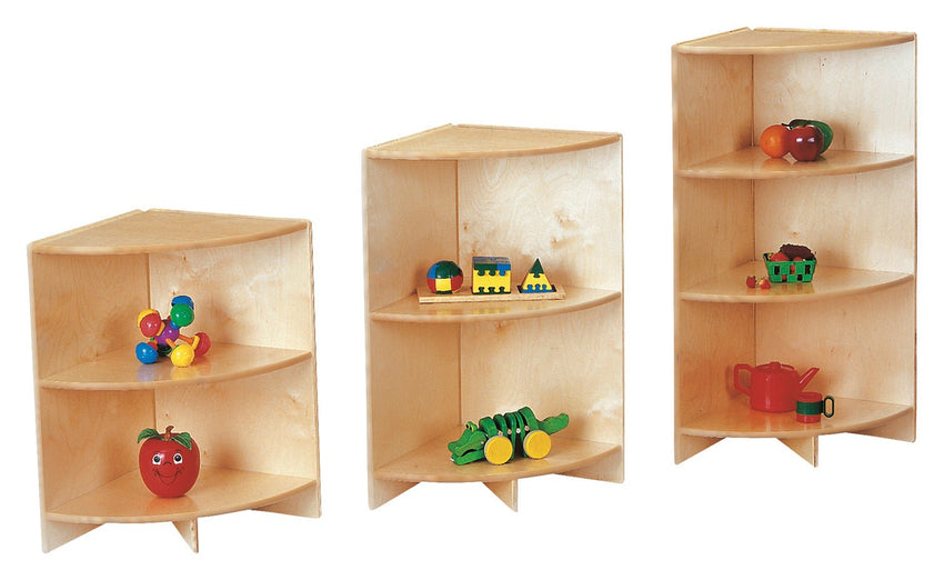 Jonti-Craft KYDZ Curves Corner Shelving Unit 35" (Jonti-Craft JON-4013JC) - SchoolOutlet