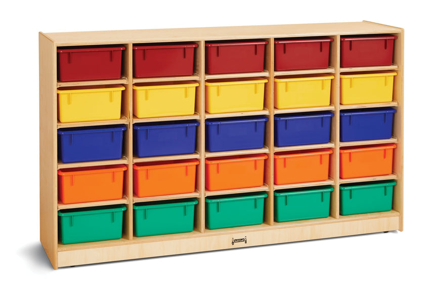 Jonti-Craft 25-tub Single Storage Unit With Colored Tray (Jonti-Craft JON-4026JC) - SchoolOutlet