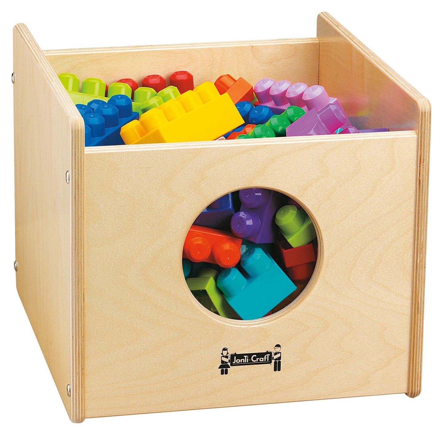 Jonti-Craft Baltic Birch Activity Table with Six Bins - SchoolOutlet