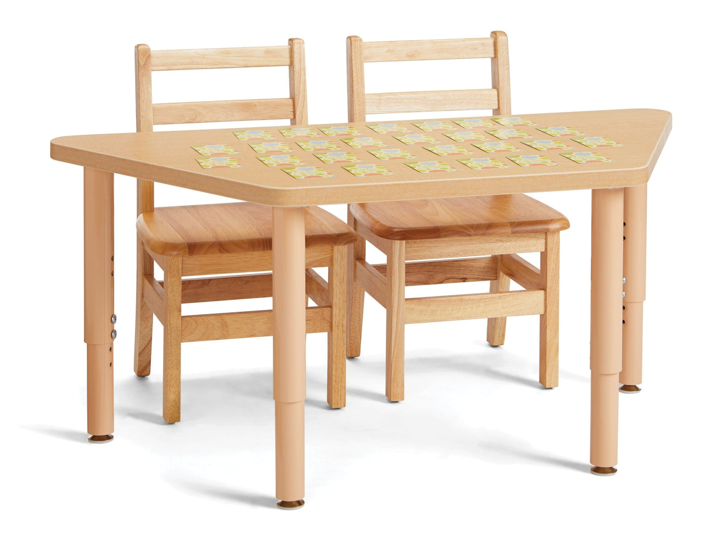 Jonti-Craft Purpose+ Trapezoid Table - 30" x 60" (Jonti-Craft JON-6249JCP251) - SchoolOutlet