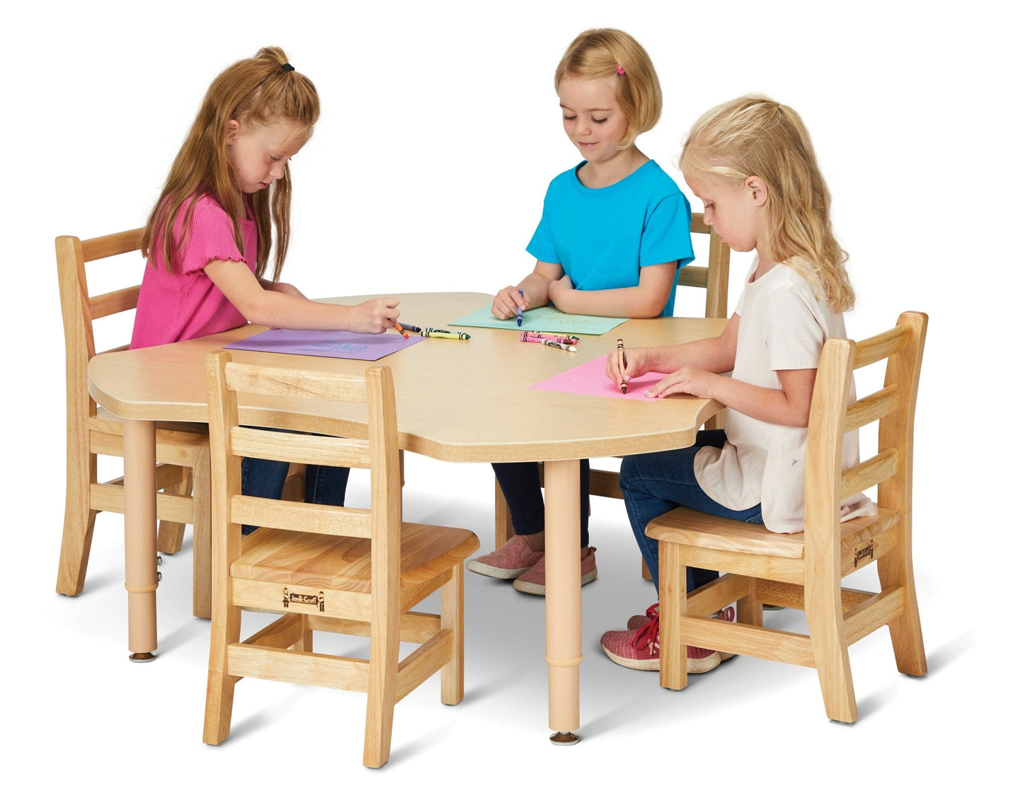 Jonti-Craft Purpose+ Four Leaf Table (Jonti-Craft JON-6266JCP251) - SchoolOutlet