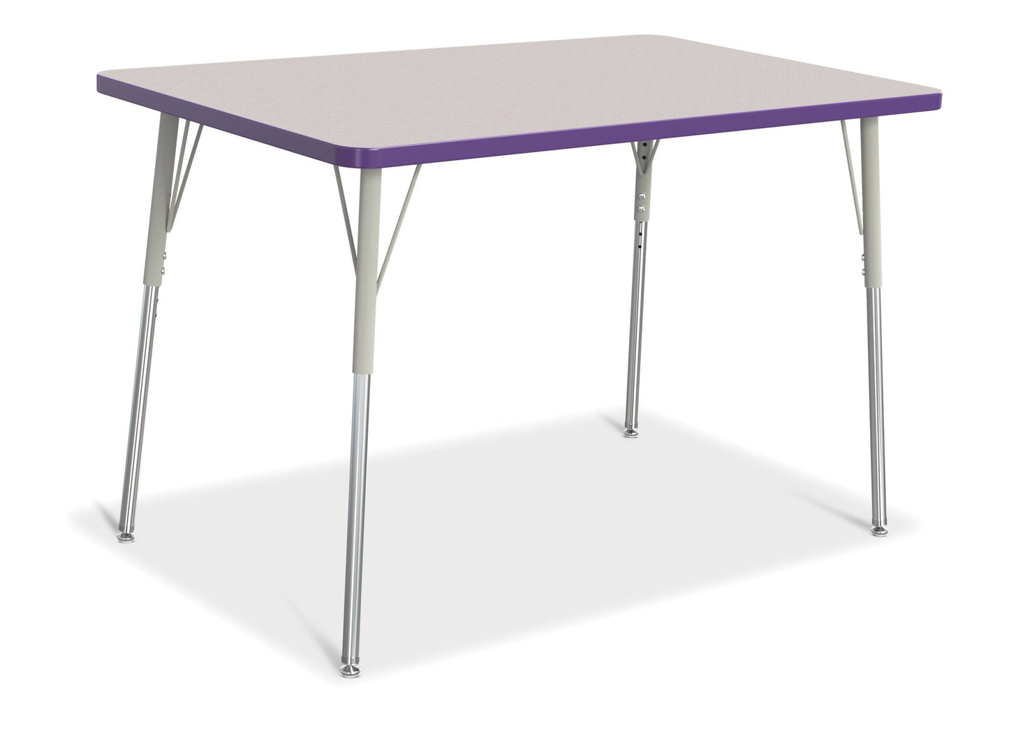 Jonti-Craft Rectangle Activity Table with Heavy Duty Laminate Top (30" x 48") Height Adjustable Legs - 4th Grade to Adult - SchoolOutlet