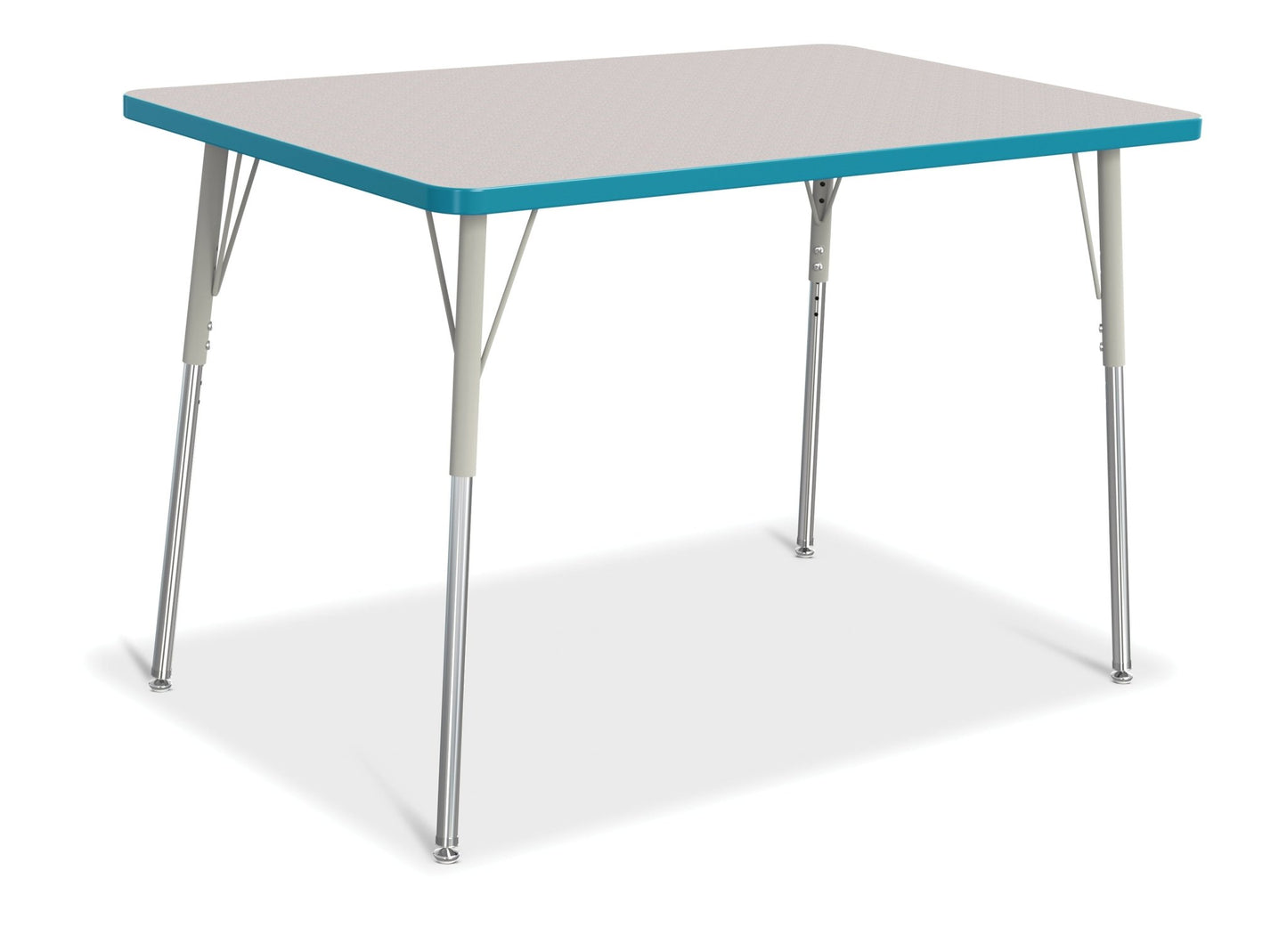 Jonti-Craft Rectangle Activity Table with Heavy Duty Laminate Top (30" x 48") Height Adjustable Legs - 4th Grade to Adult - SchoolOutlet