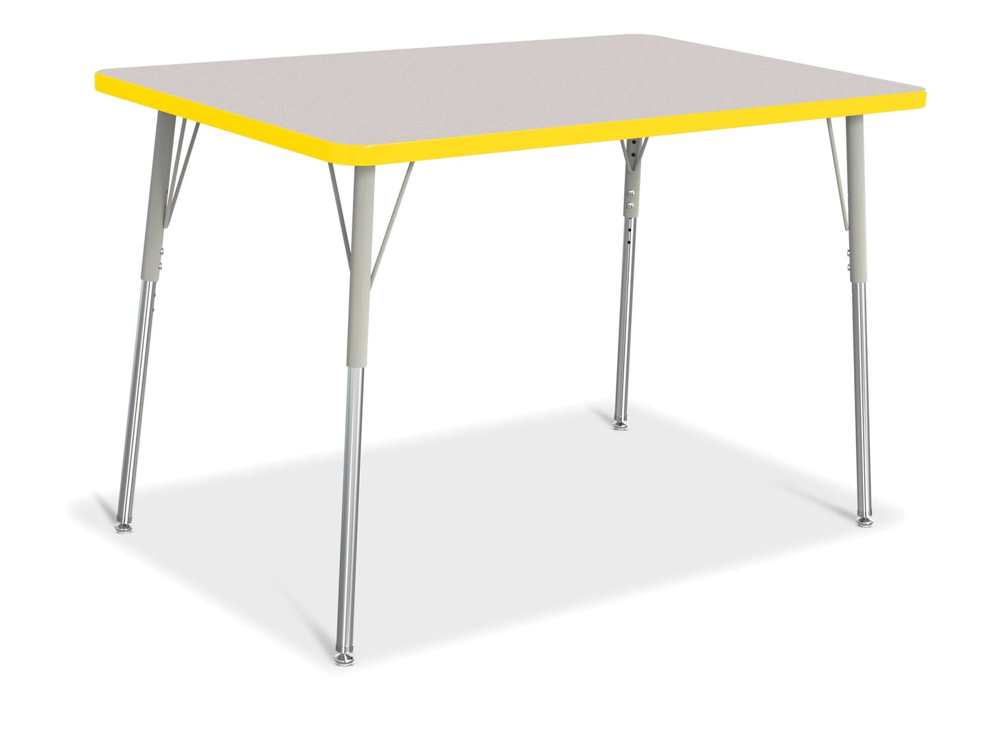 Jonti-Craft Rectangle Activity Table with Heavy Duty Laminate Top (30" x 48") Height Adjustable Legs - 4th Grade to Adult - SchoolOutlet