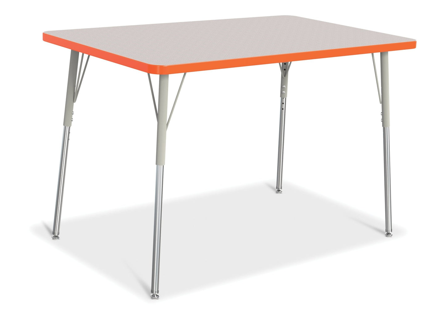 Jonti-Craft Rectangle Activity Table with Heavy Duty Laminate Top (30" x 48") Height Adjustable Legs - 4th Grade to Adult - SchoolOutlet