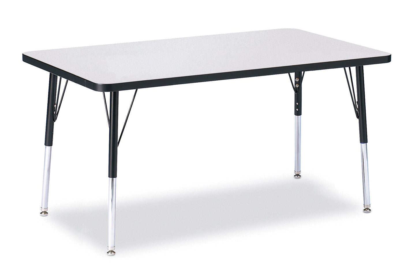 Jonti-Craft Rectangle Activity Table with Heavy Duty Laminate Top (30" x 48") Height Adjustable Legs - 4th Grade to Adult - SchoolOutlet