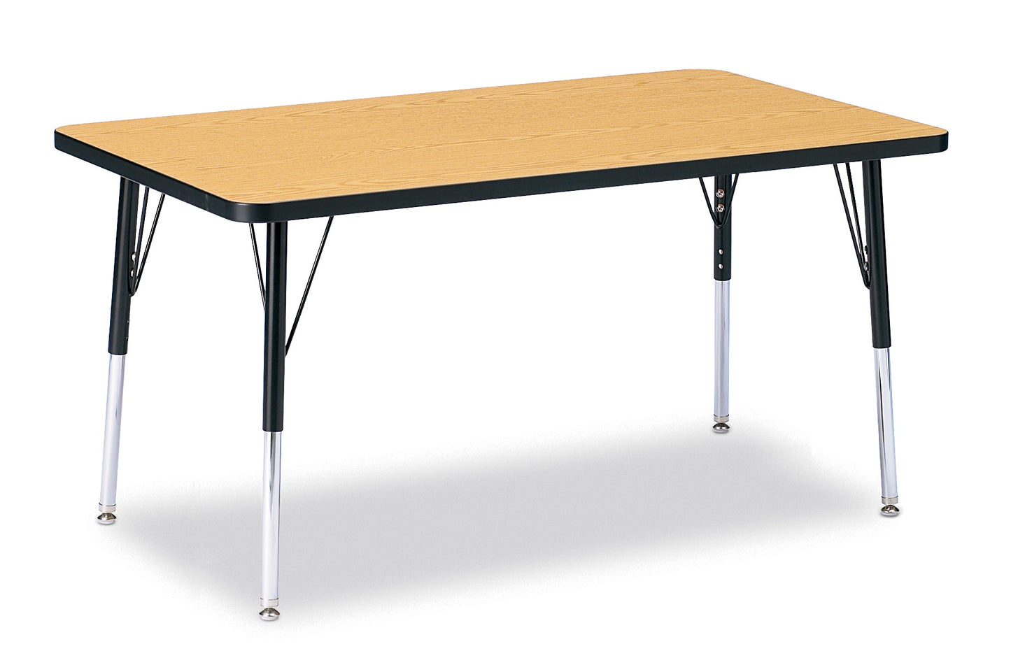 Jonti-Craft Rectangle Activity Table with Heavy Duty Laminate Top (30" x 48") Height Adjustable Legs - 4th Grade to Adult - SchoolOutlet