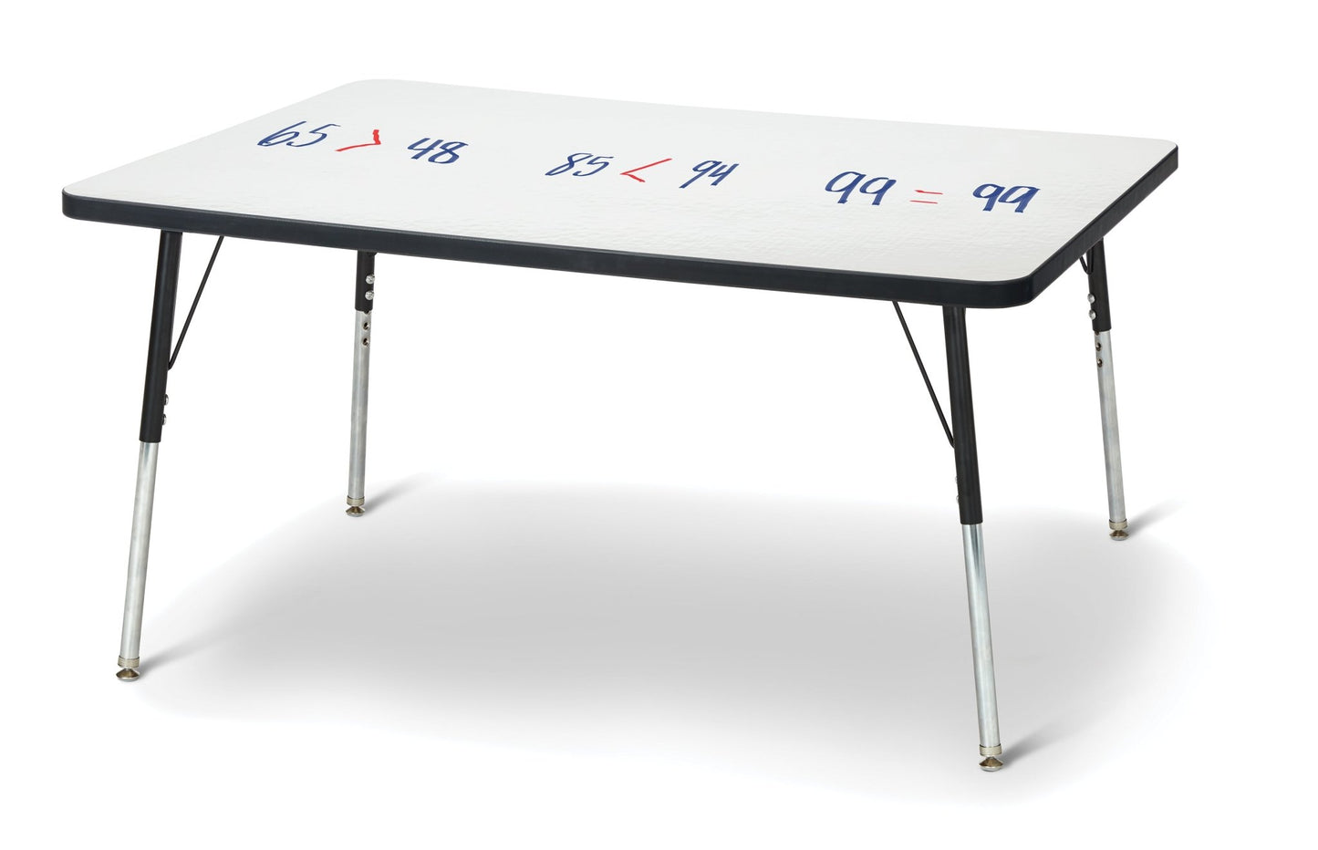 Jonti-Craft Rectangle Activity Table with Heavy Duty Laminate Top (30" x 48") Height Adjustable Legs - 4th Grade to Adult - SchoolOutlet