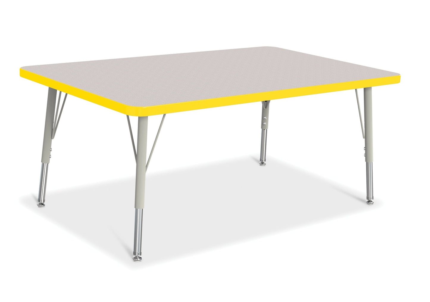 Jonti-Craft Rectangle Elementary Activity Table with Heavy Duty Laminate Top (30" x 48") - Height Adjustable Legs (15" - 24") - SchoolOutlet