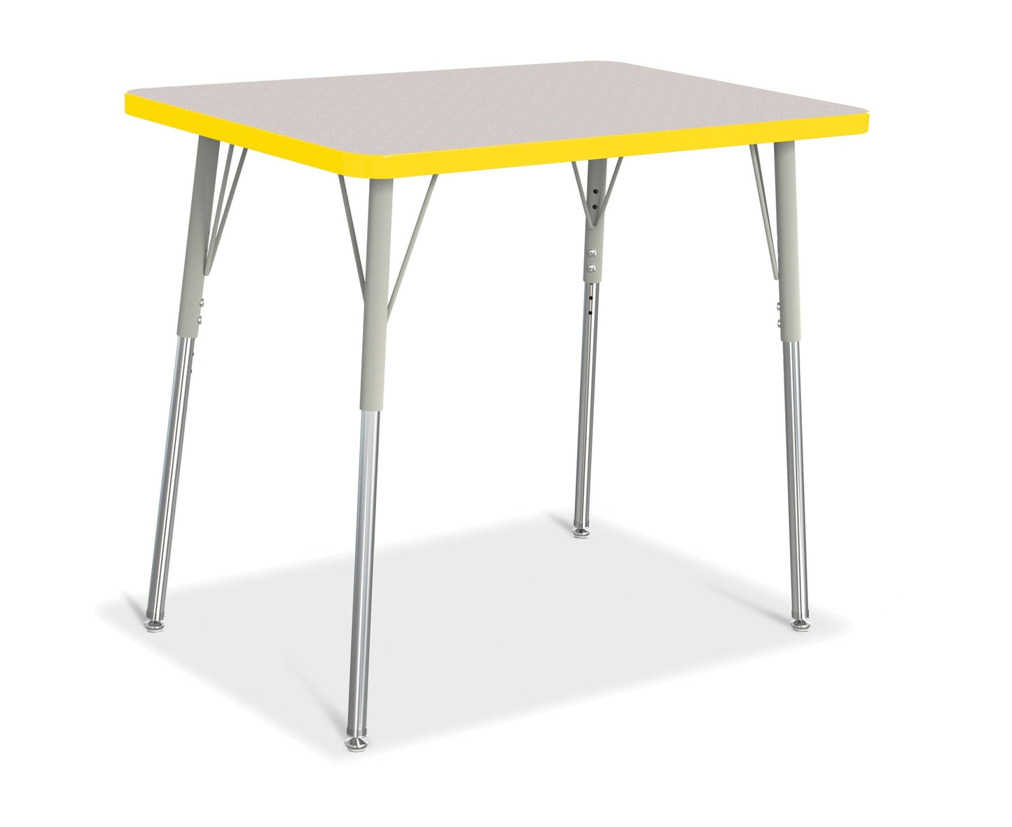 Jonti-Craft Rectangle Activity Table with Heavy Duty Laminate Top (24" x 36") Height Adjustable Legs - 4th Grade to Adult - SchoolOutlet