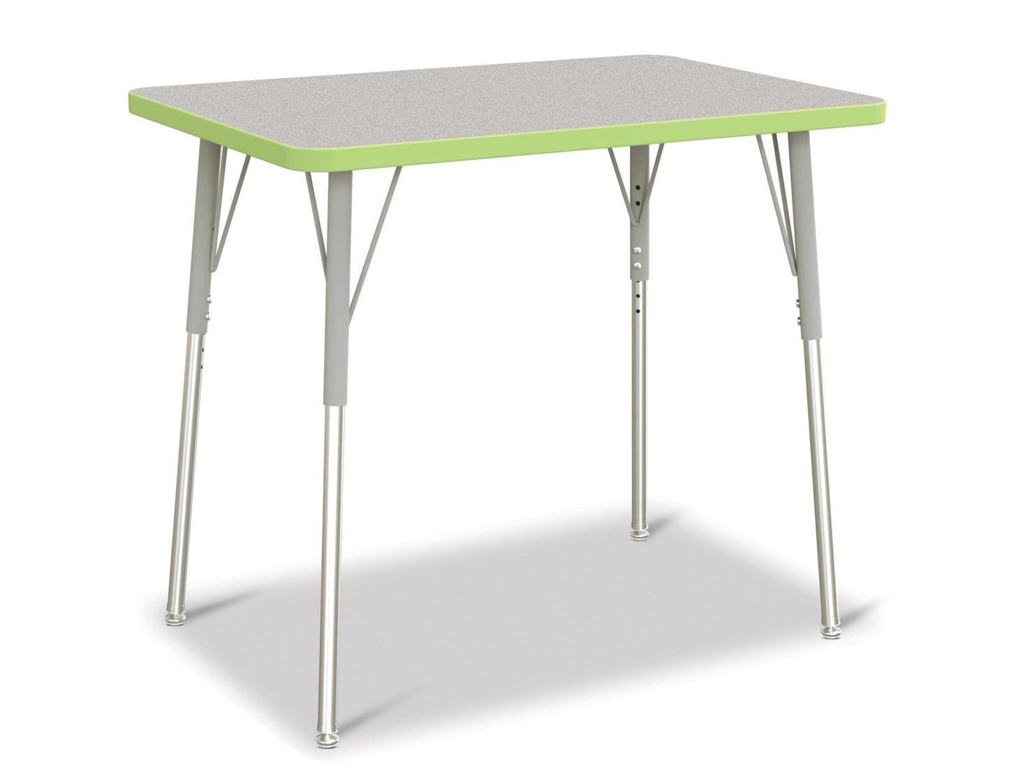 Jonti-Craft Rectangle Activity Table with Heavy Duty Laminate Top (24" x 36") Height Adjustable Legs - 4th Grade to Adult - SchoolOutlet