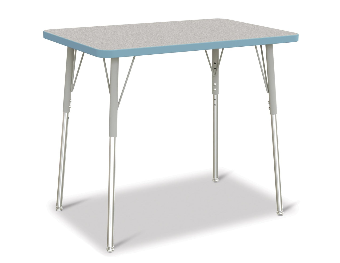 Jonti-Craft Rectangle Activity Table with Heavy Duty Laminate Top (24" x 36") Height Adjustable Legs - 4th Grade to Adult - SchoolOutlet