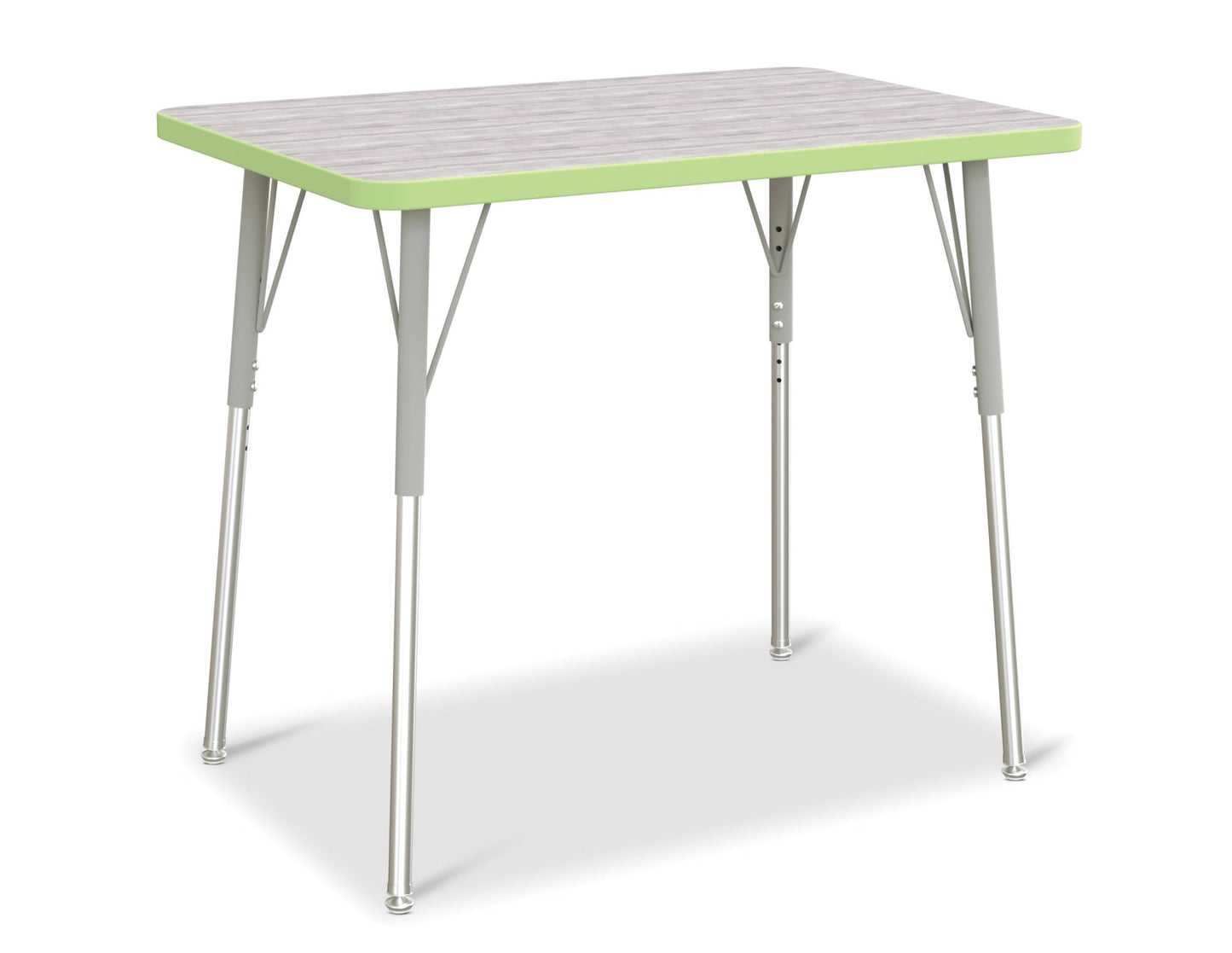 Jonti-Craft Rectangle Activity Table with Heavy Duty Laminate Top (24" x 36") Height Adjustable Legs - 4th Grade to Adult - SchoolOutlet