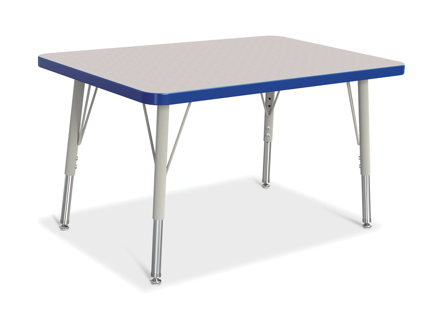 Jonti-Craft Rectangle Elementary Activity Table with Heavy Duty Laminate Top (24" x 36") - Height Adjustable Legs (15" - 24") - SchoolOutlet