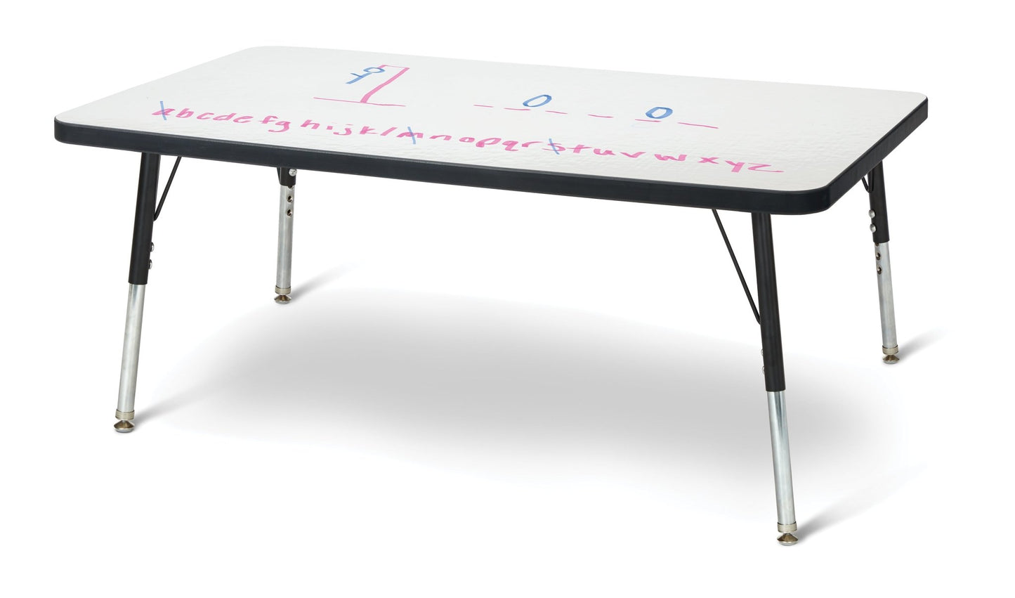 Jonti-Craft Rectangle Elementary Activity Table with Heavy Duty Laminate Top (24" x 36") - Height Adjustable Legs (15" - 24") - SchoolOutlet