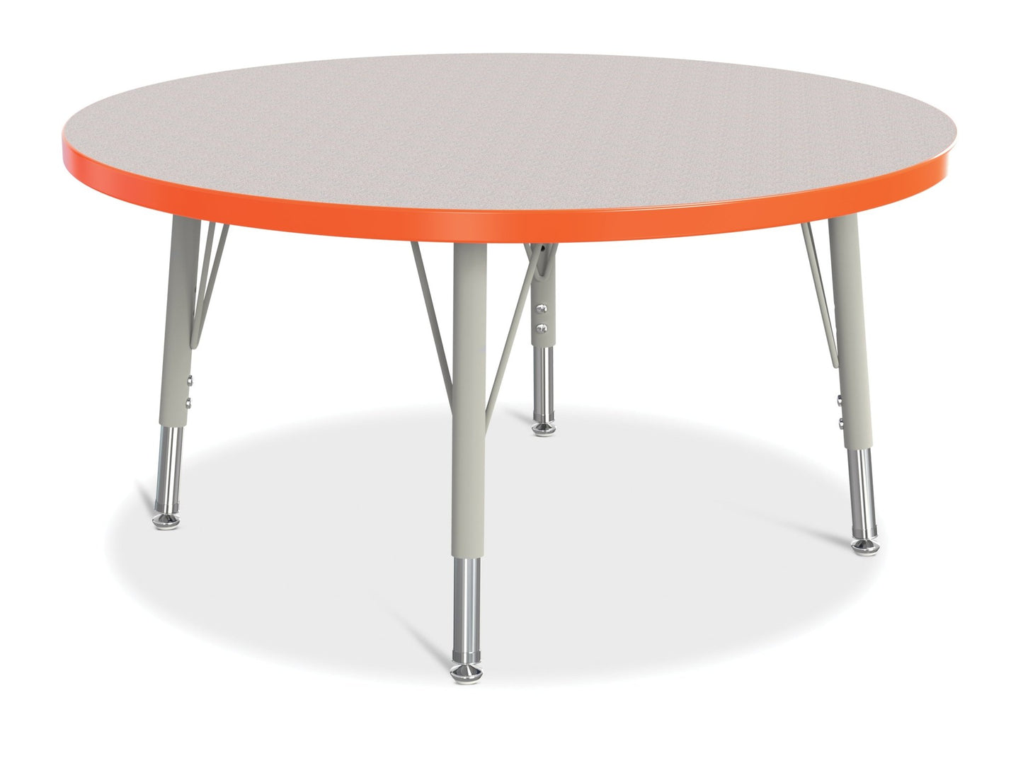 Jonti-Craft Round Elementary Activity Table Laminate Top 36" Diameter - Height Adjustable Legs (15" - 24") - SchoolOutlet