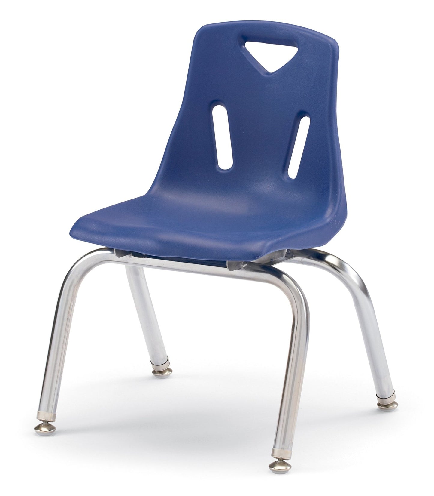 Preschool Berries Stack Chair by Jonti-Craft, 12" Seat Height, Chrome Legs for Daycare (Berries 8142JC) - SchoolOutlet