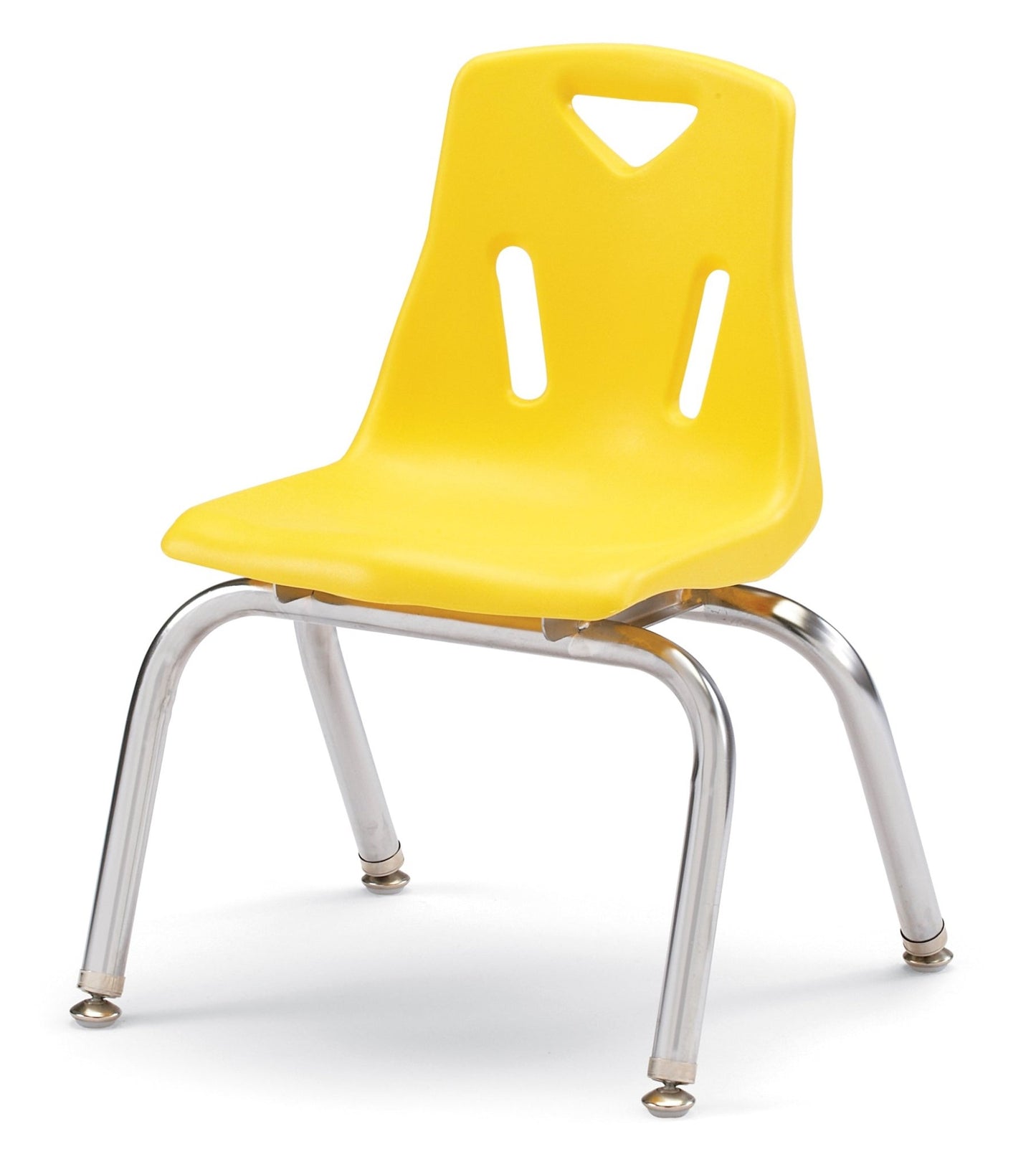 Preschool Berries Stack Chair by Jonti-Craft, 12" Seat Height, Chrome Legs for Daycare (Berries 8142JC) - SchoolOutlet