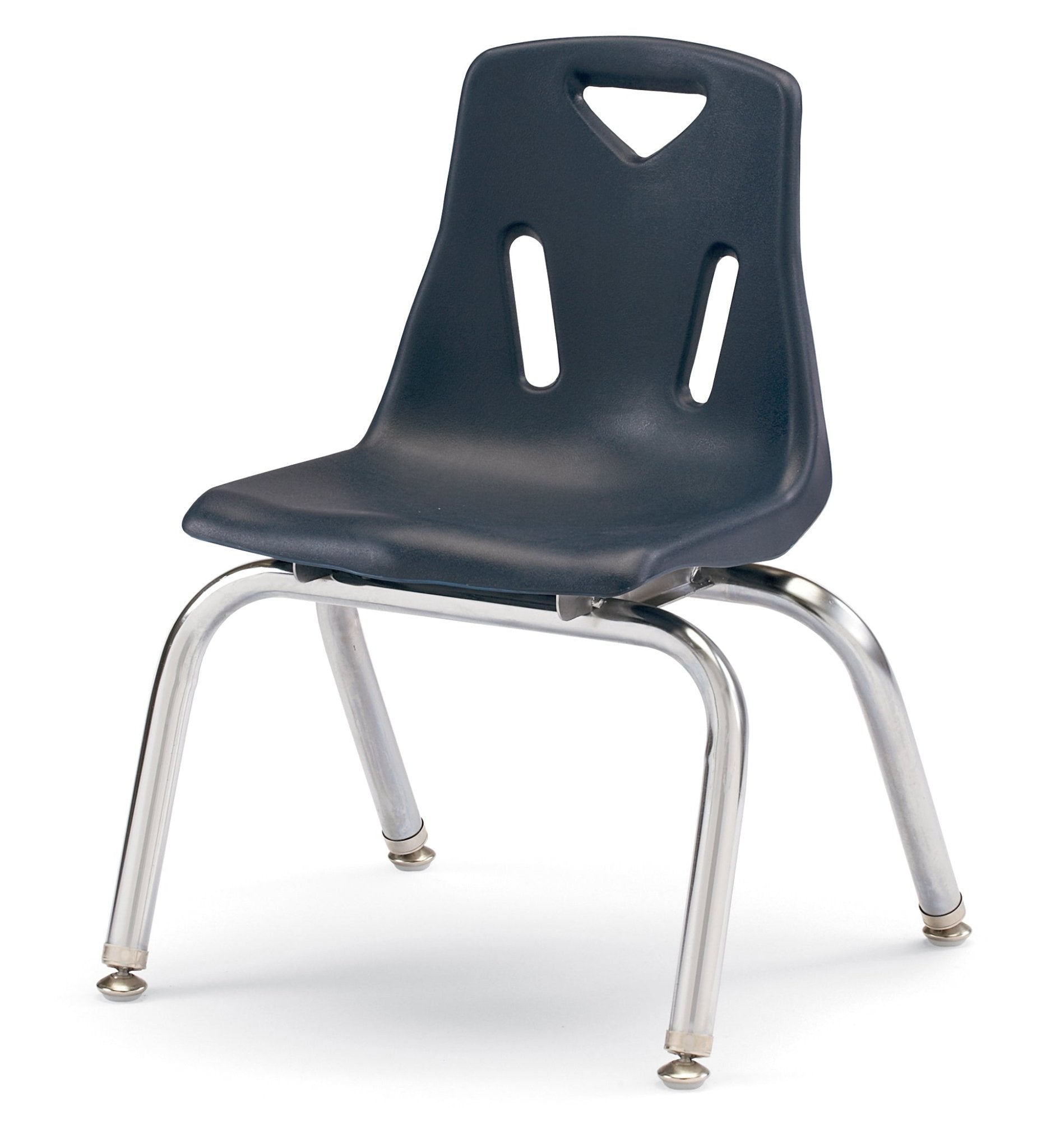 Preschool Berries Stack Chair by Jonti-Craft, 12" Seat Height, Chrome Legs for Daycare (Berries 8142JC) - SchoolOutlet