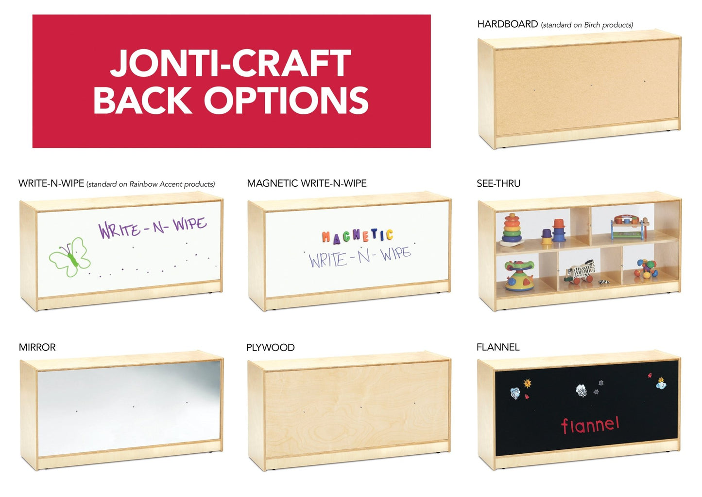 Jonti-Craft Bench Locker With 5 Sections- Blue Cushion (Jonti-Craft JON-9093JC) - SchoolOutlet