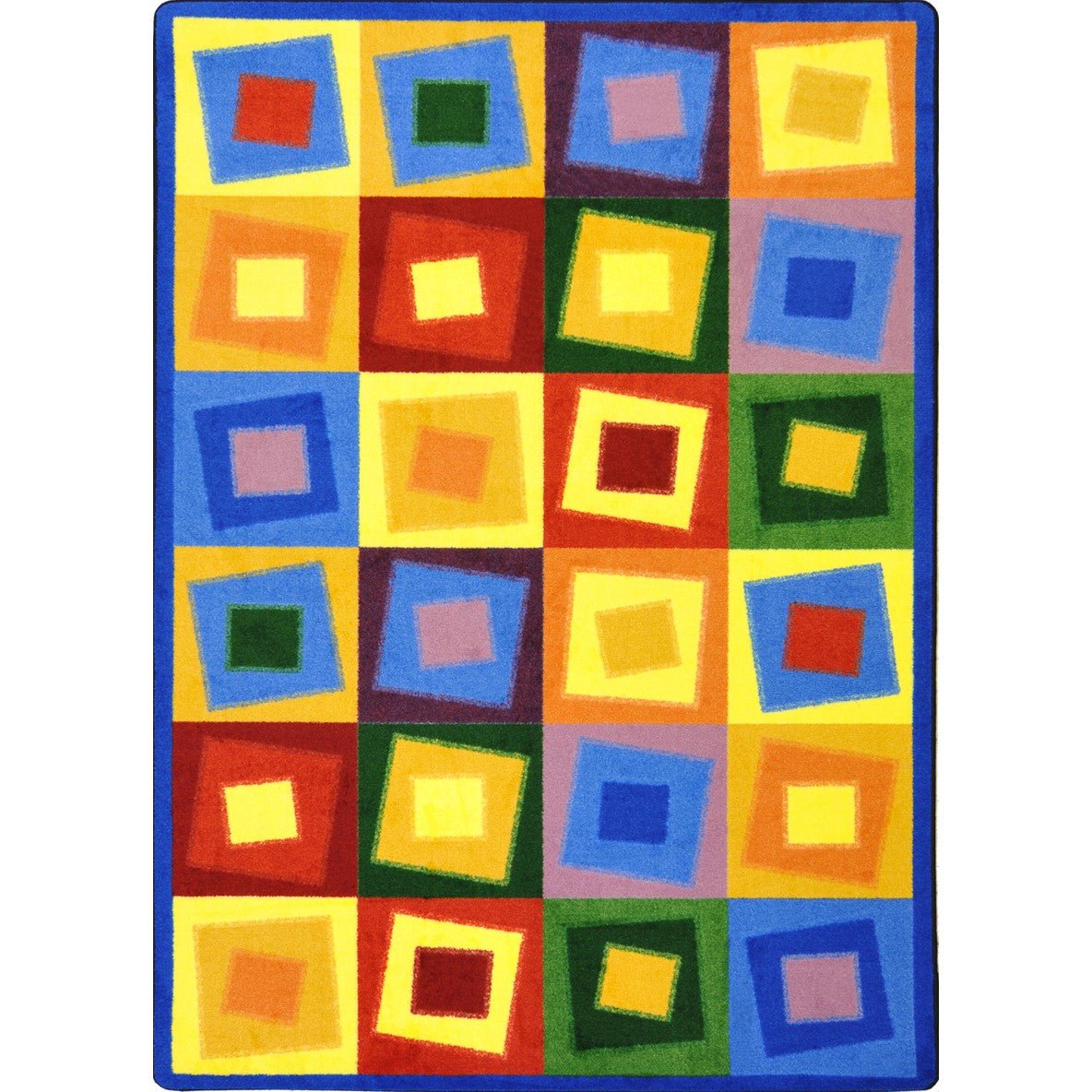 Off Balance Kid Essentials Collection Area Rug for Classrooms and Schools Libraries by Joy Carpets - SchoolOutlet