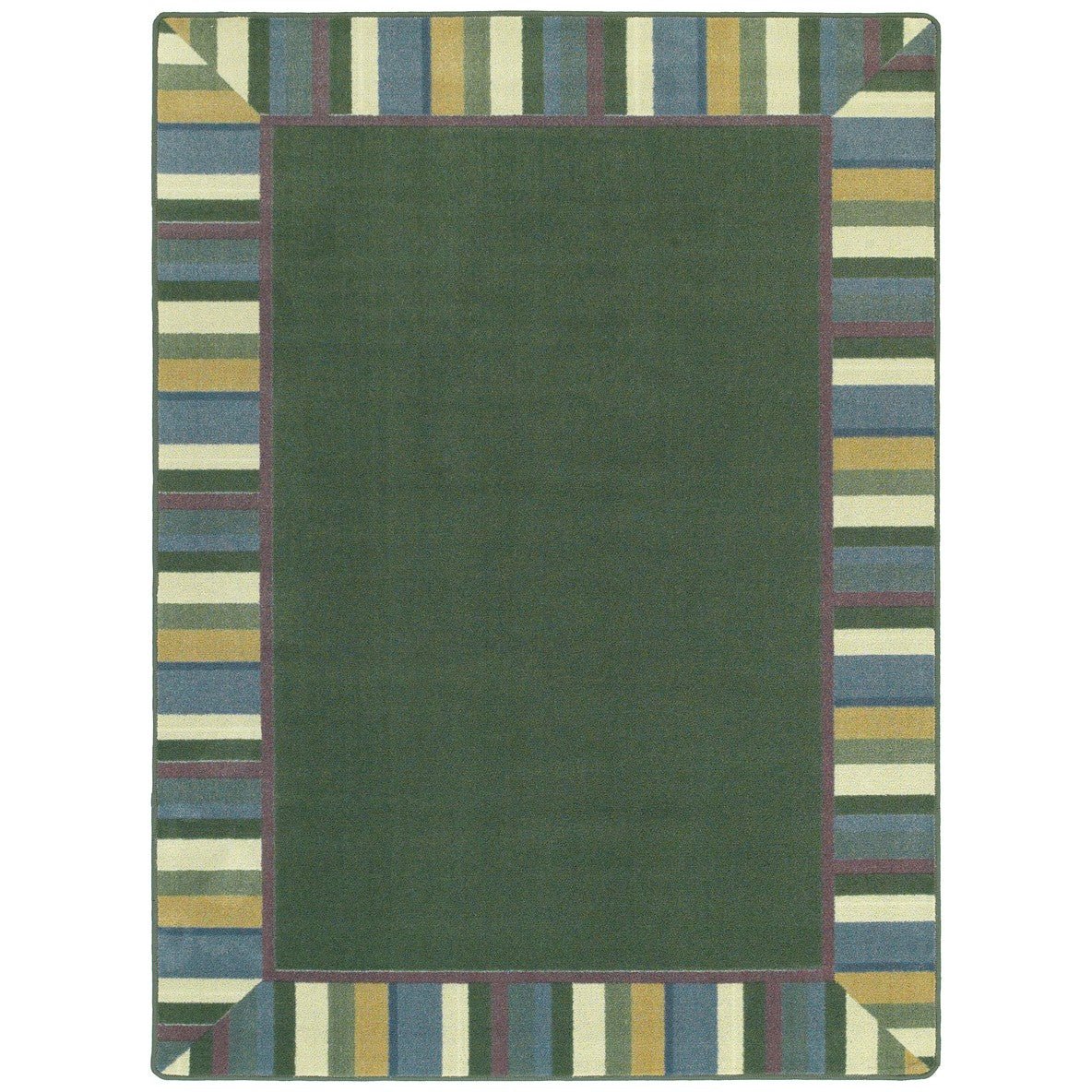 Clean Green Kid Essentials Collection Area Rug for Classrooms and Schools Libraries by Joy Carpets - SchoolOutlet