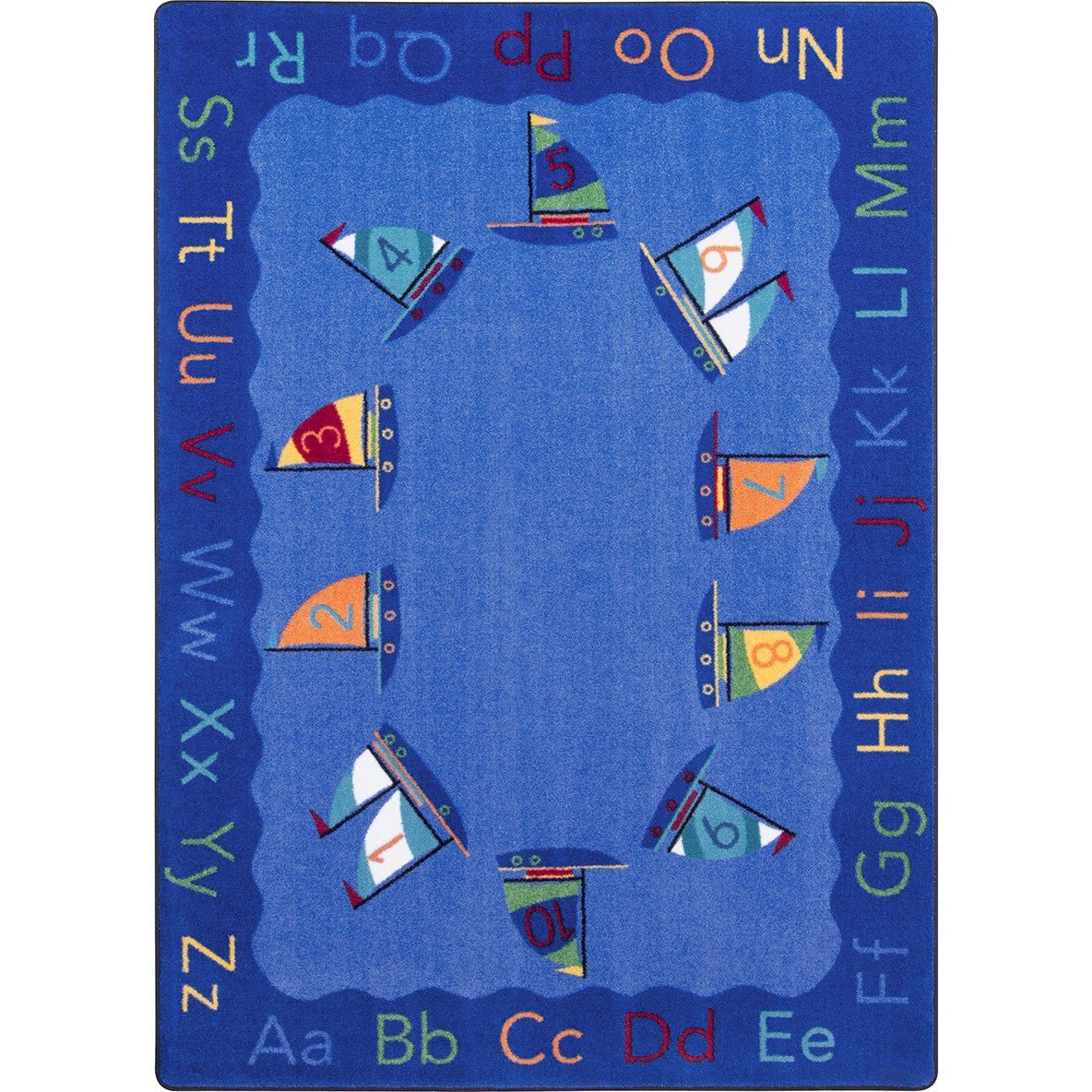 Smooth Sailing Kid Essentials Collection Area Rug for Classrooms and Schools Libraries by Joy Carpets - SchoolOutlet