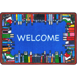 Read & Learn Kid Essentials Collection Area Rug for Classrooms and Schools Libraries by Joy Carpets