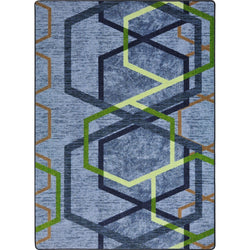 Double Helix First Take Collection Area Rug for Classrooms and Schools Libraries by Joy Carpets