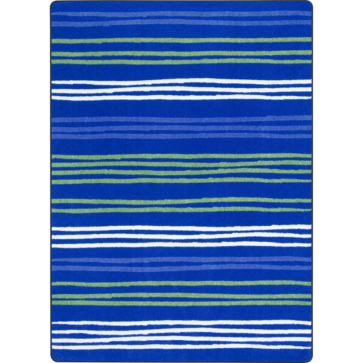 All Lined Up Kid Essentials Collection Area Rug for Classrooms and Schools Libraries by Joy Carpets - SchoolOutlet