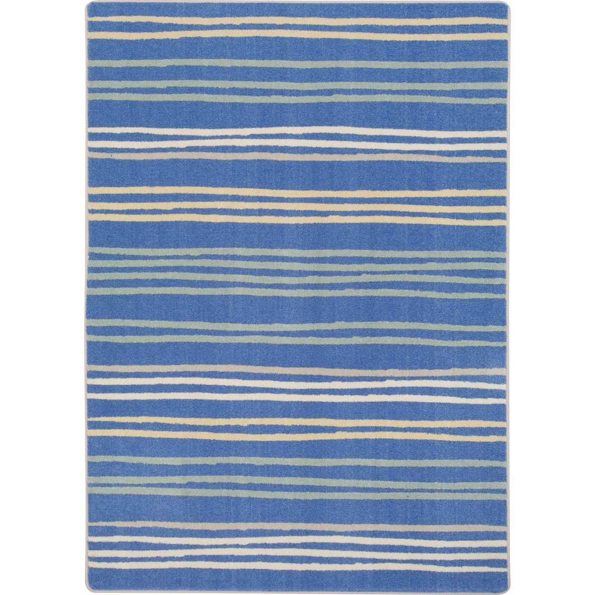 All Lined Up Kid Essentials Collection Area Rug for Classrooms and Schools Libraries by Joy Carpets - SchoolOutlet