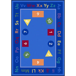 Fun-damentals Kid Essentials Collection Area Rug for Classrooms and Schools Libraries by Joy Carpets