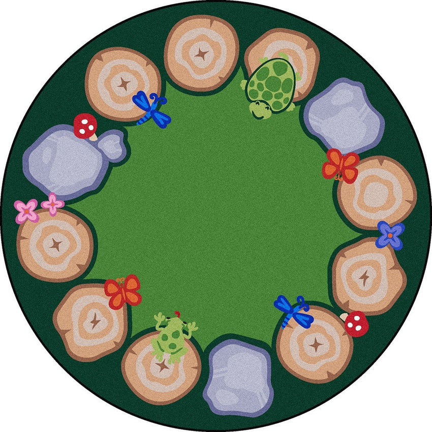 Stumped Kid Essentials Collection Area Rug for Classrooms and Schools Libraries by Joy Carpets - SchoolOutlet