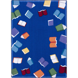 Fly Away with Reading Kid Essentials Collection Area Rug for Classrooms and Schools Libraries by Joy Carpets