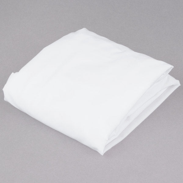 L.A. Baby 100% White Cotton Fitted Compact Crib Sheet 27"W x 52" L (L.A. Baby LAB-3714-10) - SchoolOutlet