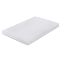 L.A. Baby White Poly Cotton Fitted Sheet for Compact Crib (L.A. Baby LAB-BD-3710-19)