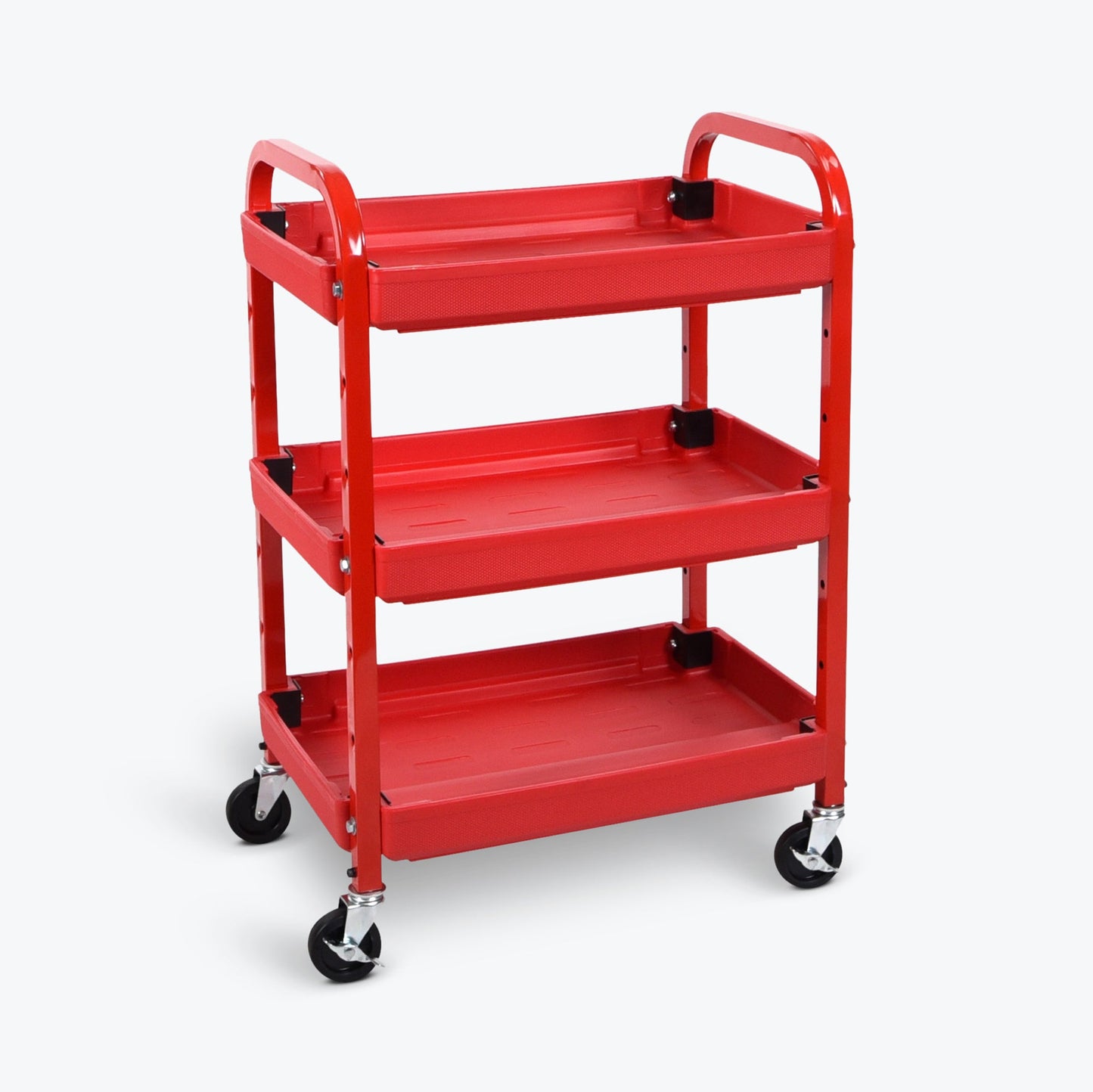 Luxor ATC332 - Utility Cart Three Shelf Adjustable - SchoolOutlet