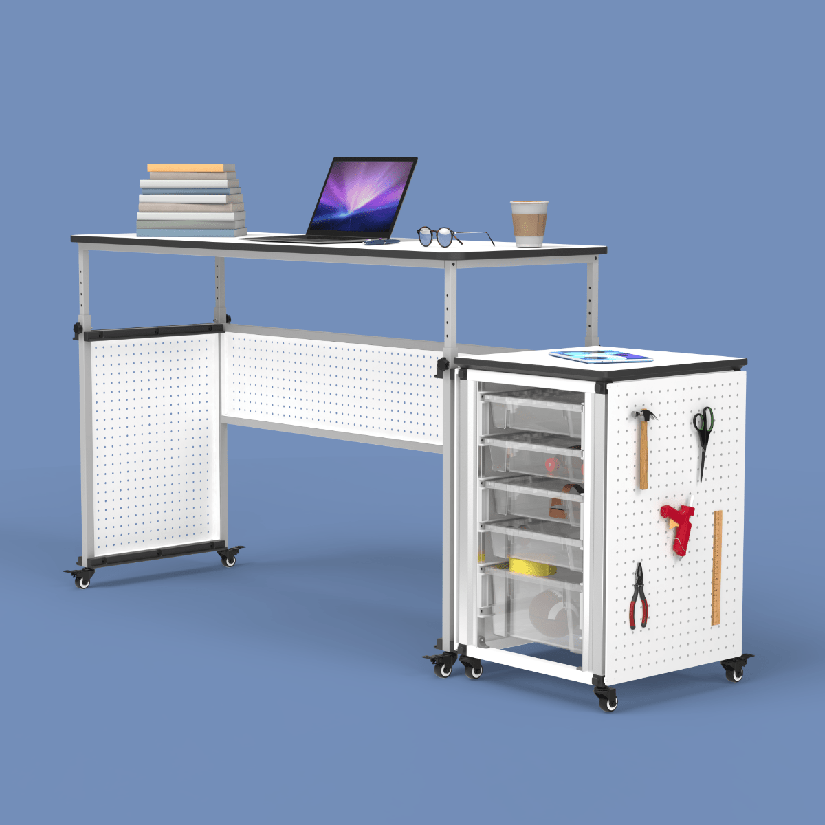 Luxor Modular Teacher Desk (LUX-DTTB002) - SchoolOutlet