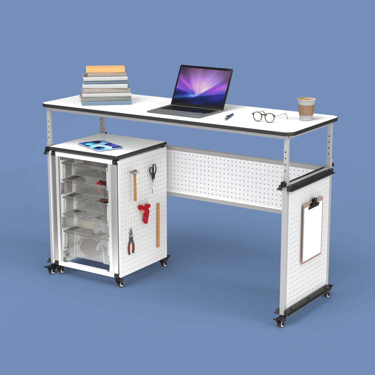 Luxor Modular Teacher Desk (LUX-DTTB002) - SchoolOutlet