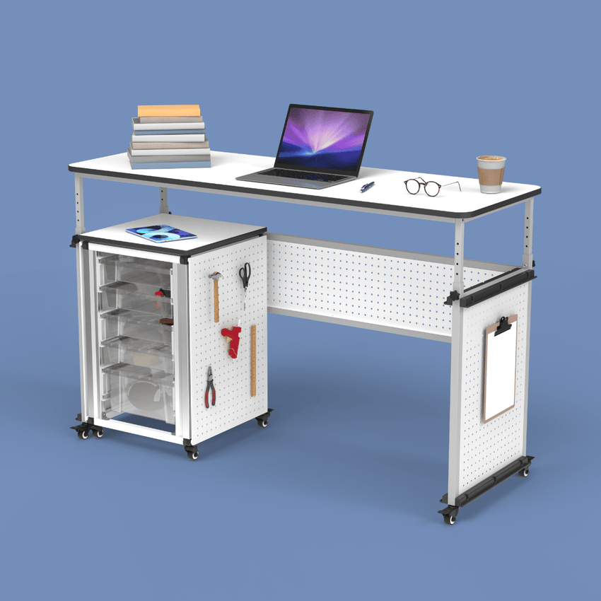 Luxor Modular Teacher Desk (LUX-DTTB002) - SchoolOutlet