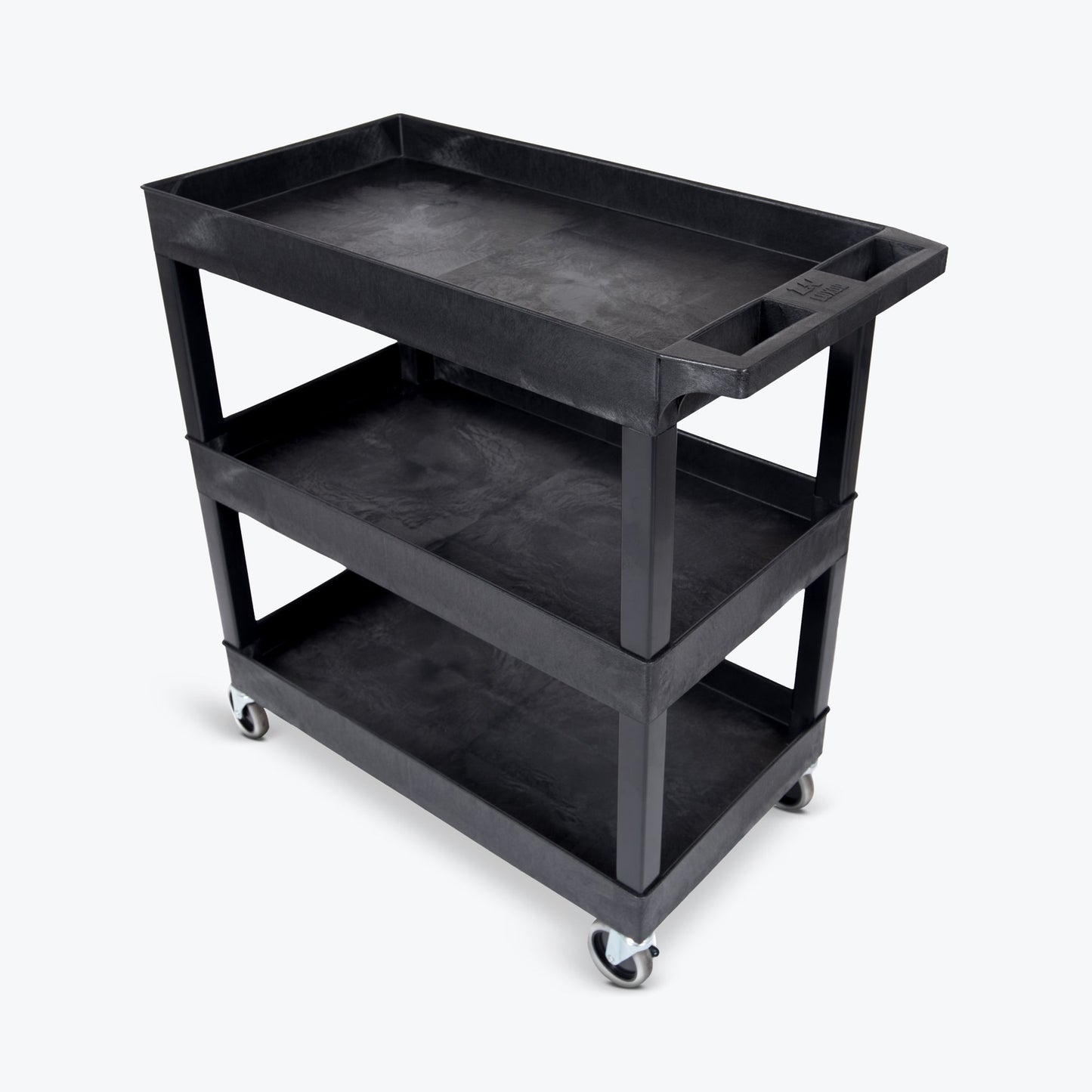 Luxor E Series EC111 - Tub Cart 3 Shelves - 35"W x 36"H - SchoolOutlet