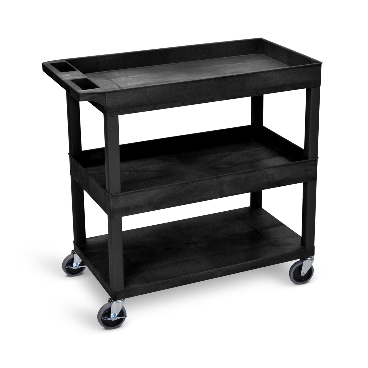 Luxor 18 x 32 Cart 2 Tub / 1 Flat Shelves - SchoolOutlet