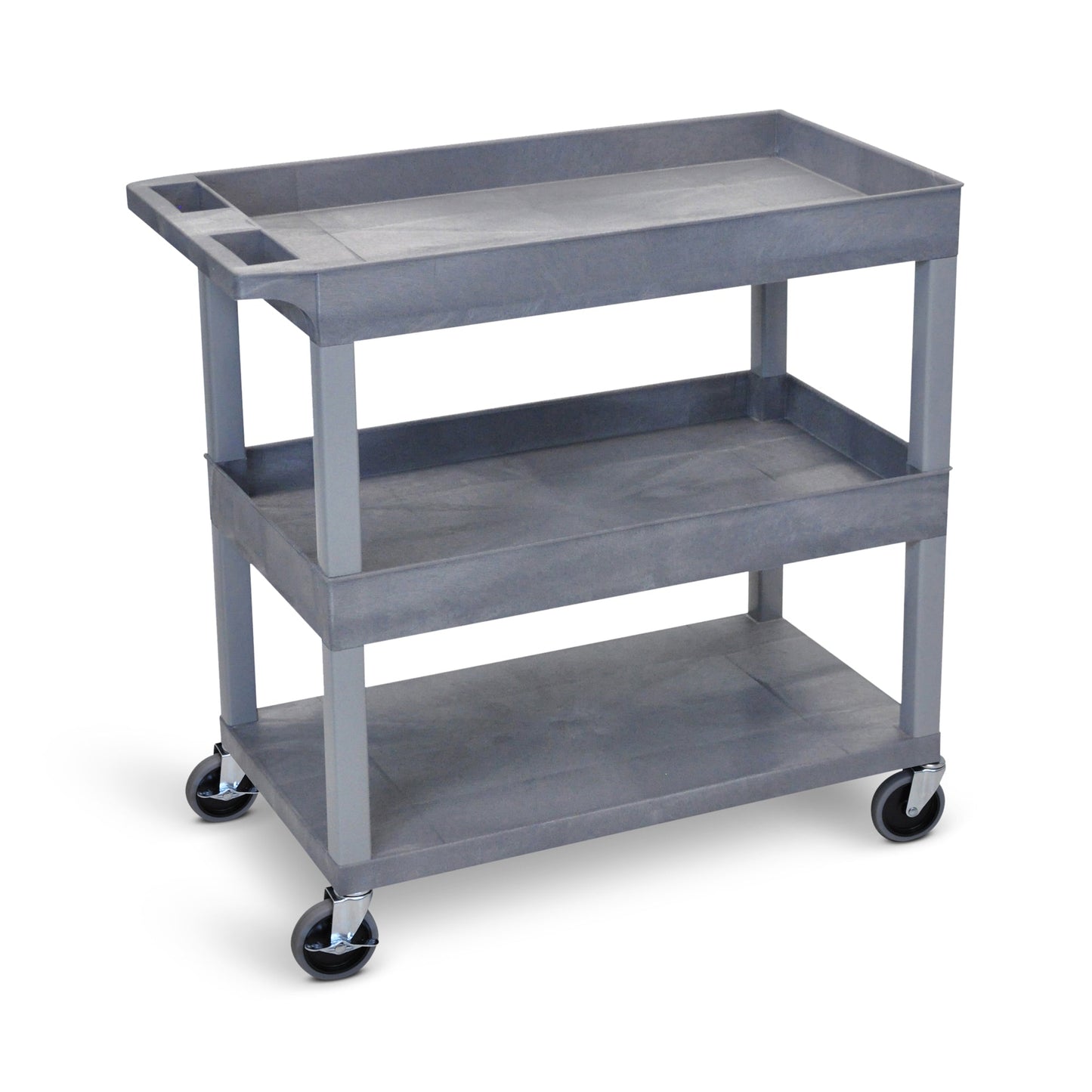 Luxor 18 x 32 Cart 2 Tub / 1 Flat Shelves - SchoolOutlet