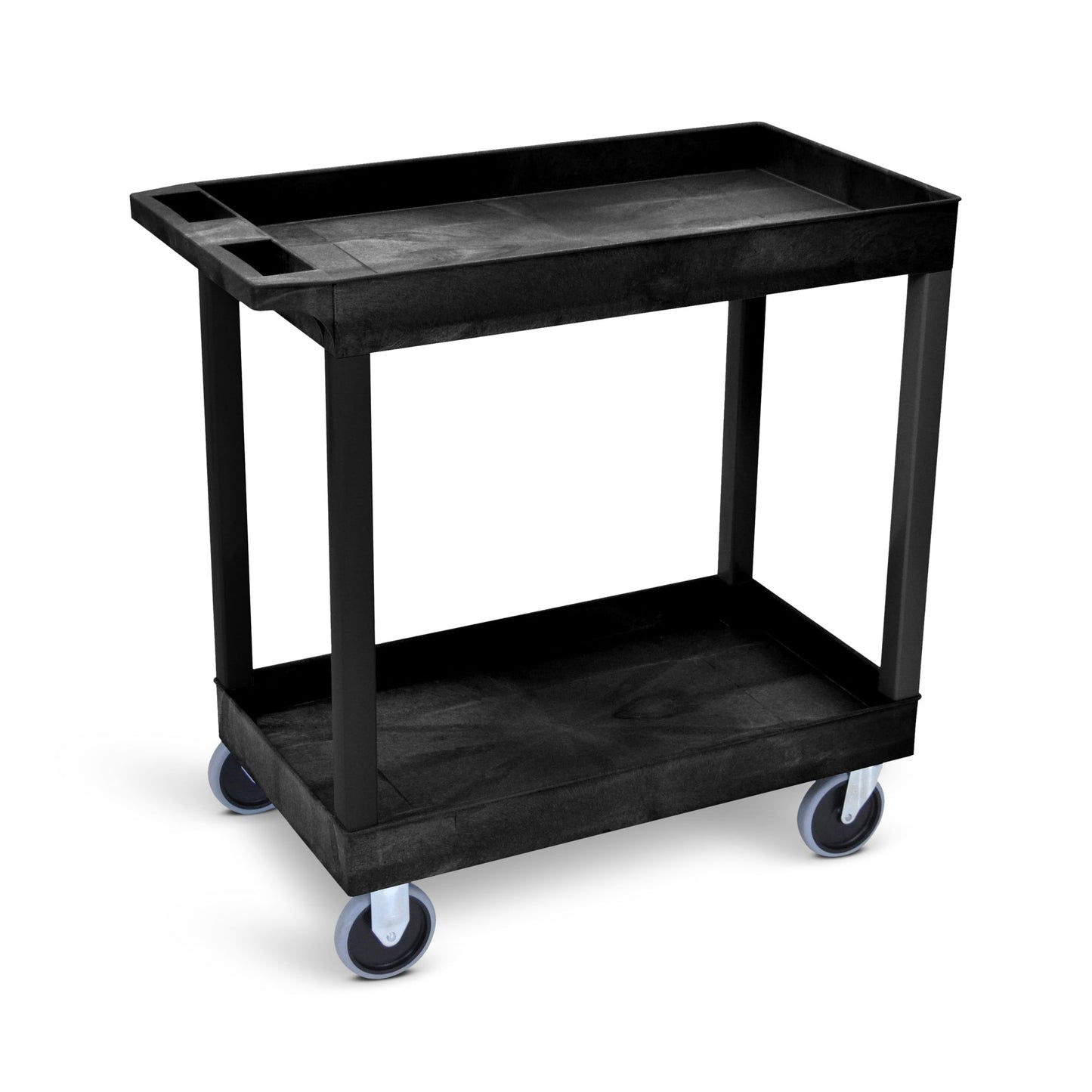 Luxor E Series EC11HD - Tub Cart 2 Shelves HD Model - 35¬º" W x 35¬º" H (Luxor LUX-EC11HD) - SchoolOutlet