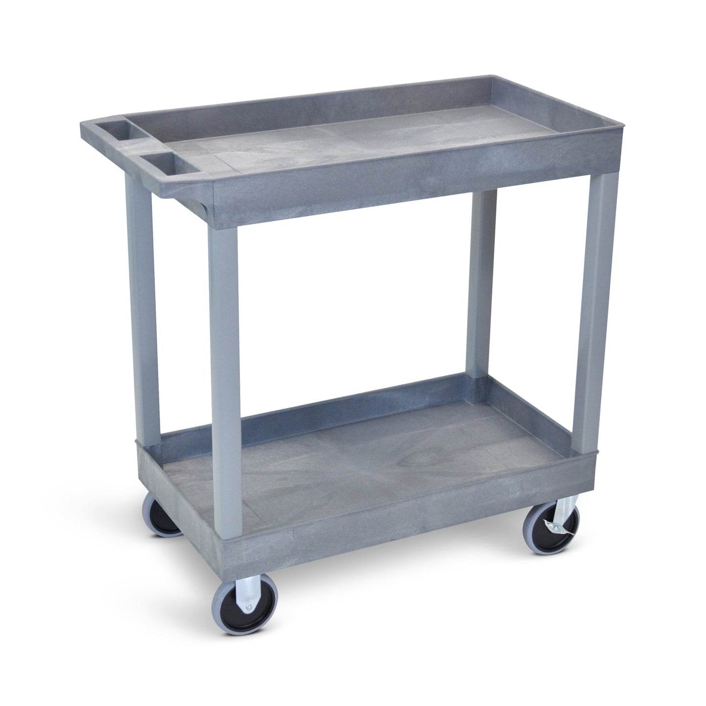 Luxor E Series EC11HD - Tub Cart 2 Shelves HD Model - 35¬º" W x 35¬º" H (Luxor LUX-EC11HD) - SchoolOutlet